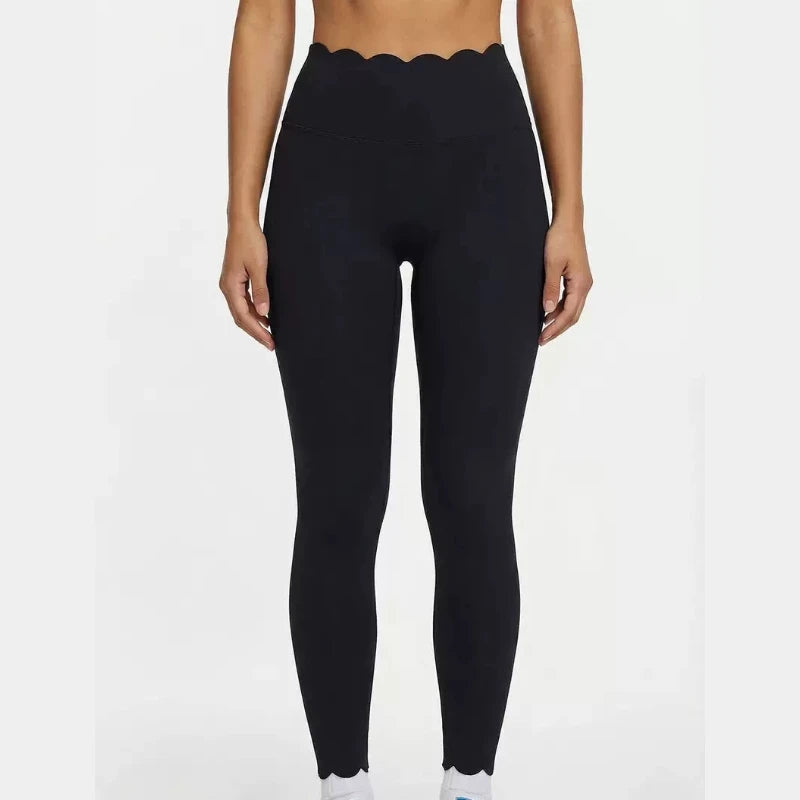 Lace Sports Fitness Long Sleeve Women's Underwear With Chest Pad Off-Shoulder Sportswear Slim Fit Leggings Workout Activewear