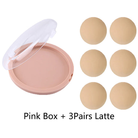 Invisible Nipple Cover Reusable Cover Ups Adhesive Silicone Nipple Pasties For Women Breast Petals Chest Stickers Sticky Bra Pad