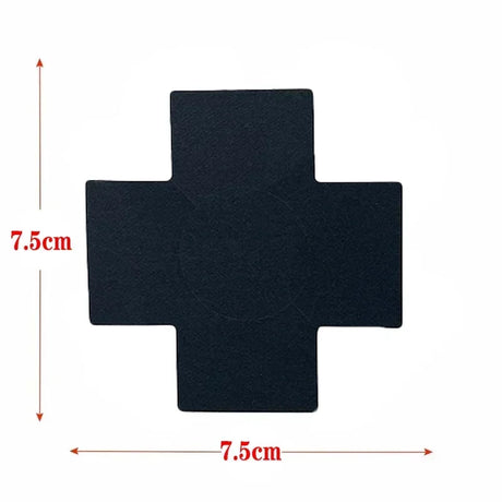 10 Pairs/20Pcs Hot Sexy Experience Cross/X Shape Disposable Self-Adhesive Disposable Satin Nipple Cover Breast Pasties Stickers