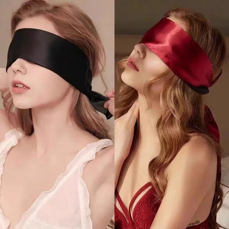 Silk Eye Cover Cute Blindfold Satin Sleep Mask Sexy Women Gift Unisex Sex Games Couple Love Cosplay Hot New Fashion Best