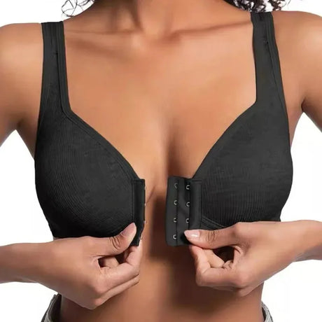 Hot Sale Women's Front Closure Bra Comfort Push Up Sleep Bras Women's Front Closure Bra Lightweight Comfort Bras