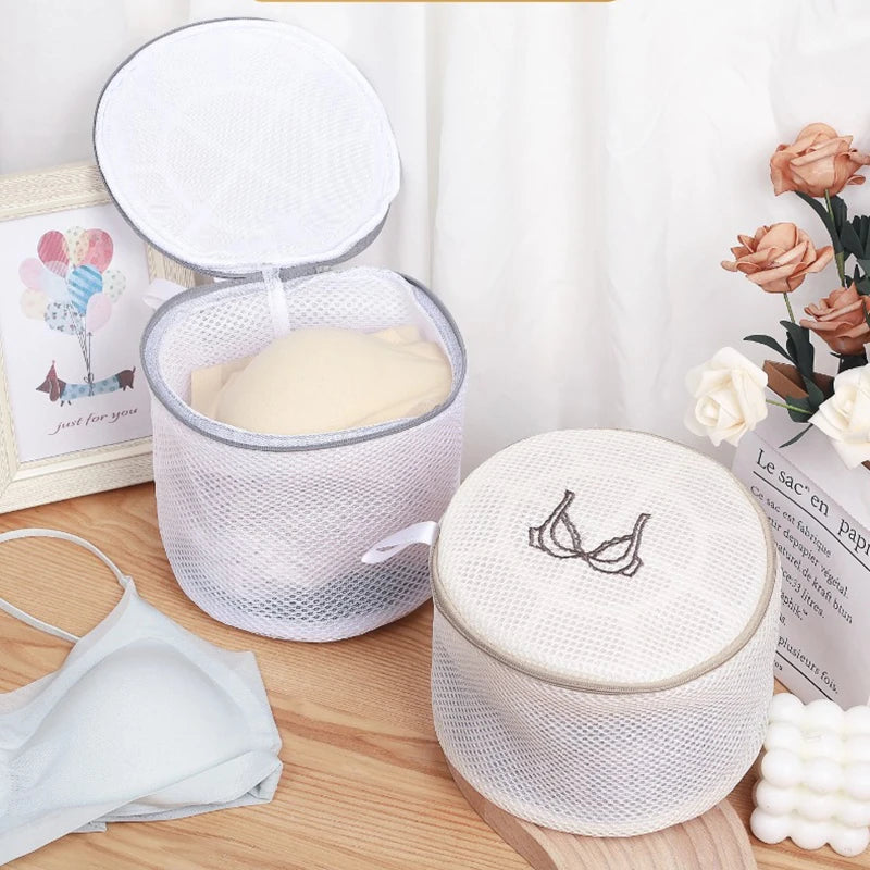 1/2/3pcs-Women Lingerie Bra Underwear Laundry Washing Bags Net Mesh Clothes Sock Organizer Zip Bags Hosiery SaverBras Protector
