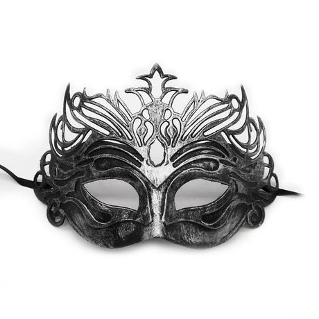 1PC Masquerade Mask Vintage Prince Mask Black Antique Copper Half Face Mask Plastic Retro Crown Masks Women Party Decoration