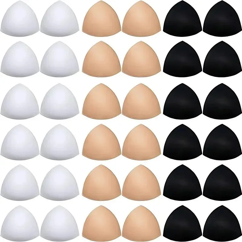 Soft Bra Pads Inserts Removable Bra Pad for Women Breast Push Up Enhancer Bra Pad Sports Bras Cups Insert Bikini Swimsuit