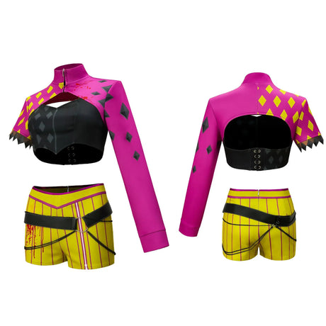 Dead by Daylight The Trickster Mina Cosplay Full Set Women Costume Halloween Comic Con Stage Performance Outfit