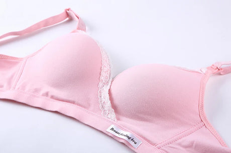 Maternity Clothes Nursing Bra French Secy Lace Pregnant Women Breastfeeding Padded Mothers Underwear Bras Breast Feeding Mother
