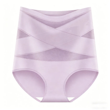 High Waist Seamless Women Brief Underwear 8 Pack Plus Size Gentle Tummy Control Waist Hip Shaping Close Fitting Shorts