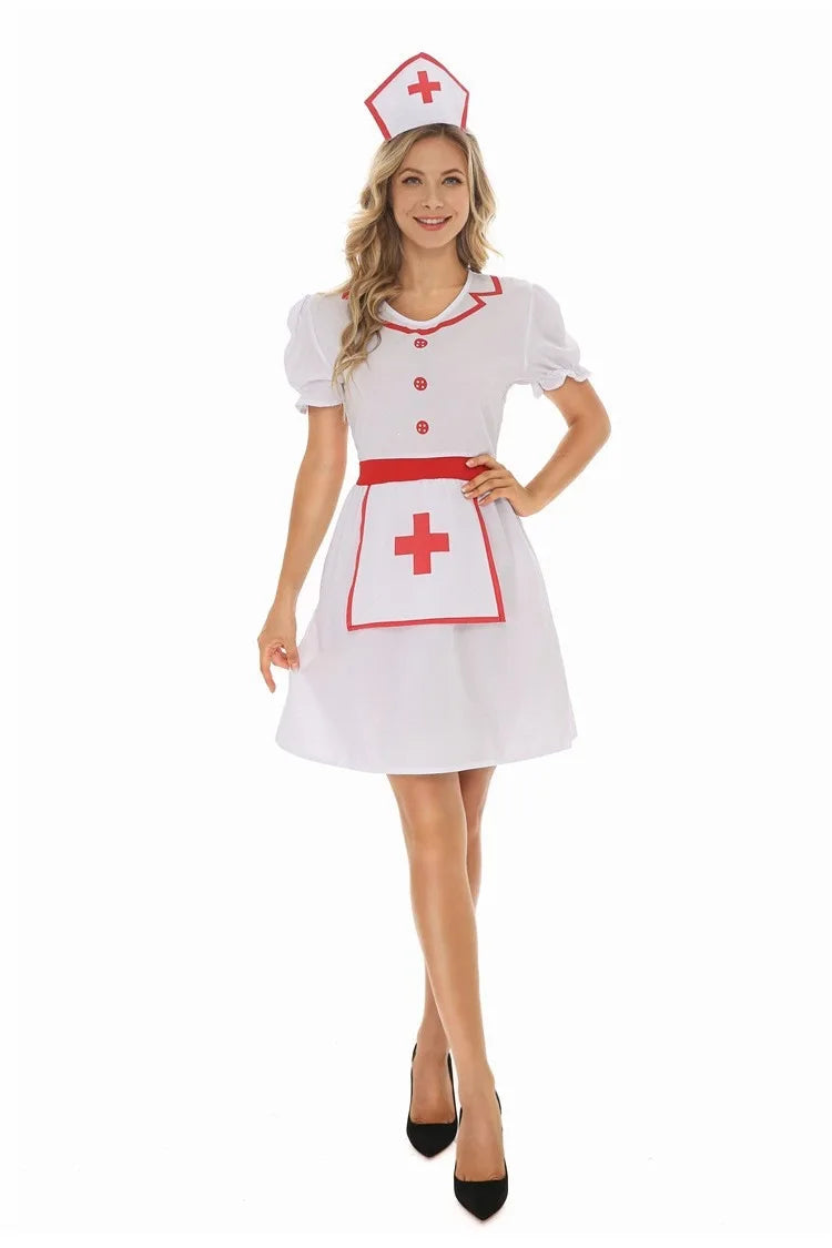 Halloween COS nurse clothes JK uniform cosplay costume adult sexy nurse lady costume
