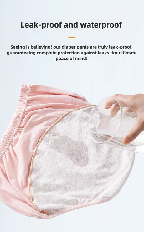 Incontinence Briefs Breathable Unisex Panties Set Pack Leak Proof Period Underwear for Women Plus Size Panties Lingerie Women's