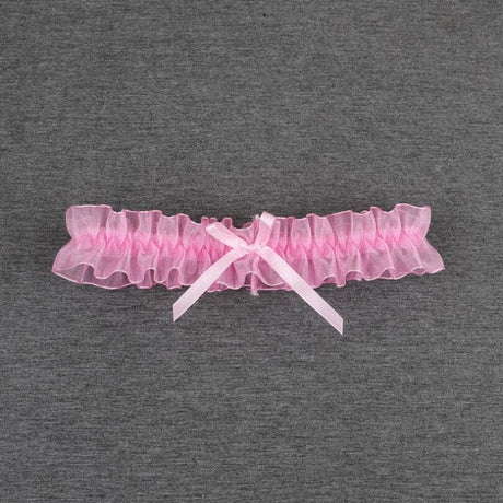 Women Bow Leg Ring Sexy Lingerie Lace Garter Belt Bowknot Leg Loop Wedding Garters Bridal Cosplay Fashion Stocking Thigh Ring