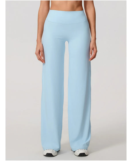 New Summer High Waist Wide-Leg Yoga Joggers Women's Autumn Casual Outdoor Sweatpants Female Straight Tracksuit Bottoms