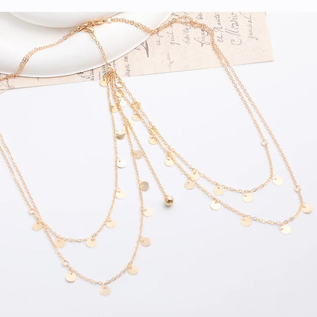Sexy Pearl Tassel Body Chain for Women Exquisite Bikini Chest Chain Rhinestone Pendant Swimwear Chain Versatile Jewelry Gift New