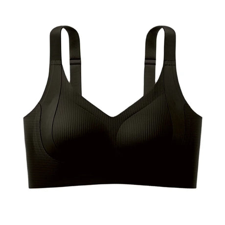 Push-Up Bras For Women Non-wire Padded Bra Seamless Underwear Plus Size V-neck Bra Top Sexy Lingerie Wide Straps Intimates