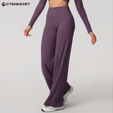 New Summer High Waist Wide-Leg Yoga Joggers Women's Autumn Casual Outdoor Sweatpants Female Straight Tracksuit Bottoms