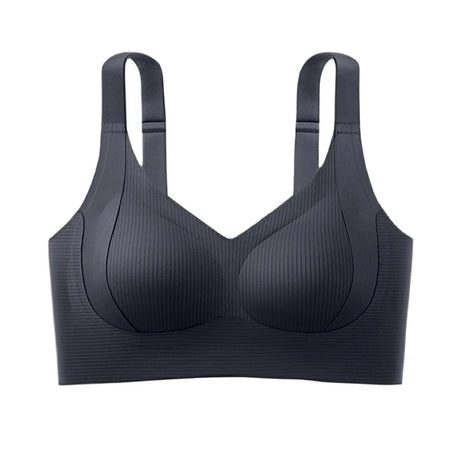 Push-Up Bras For Women Non-wire Padded Bra Seamless Underwear Plus Size V-neck Bra Top Sexy Lingerie Wide Straps Intimates