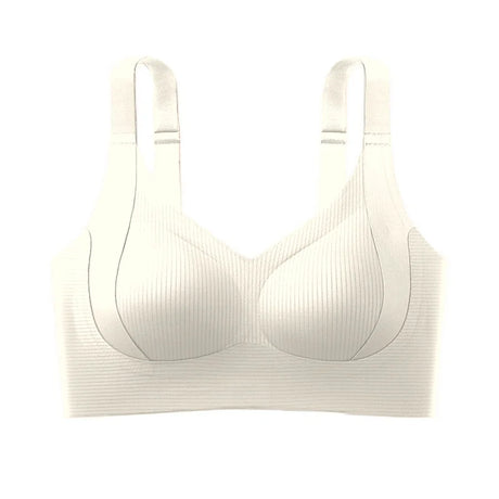 Push-Up Bras For Women Non-wire Padded Bra Seamless Underwear Plus Size V-neck Bra Top Sexy Lingerie Wide Straps Intimates