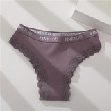 Seamless Women Panties Cotton Lace Underwear Sexy Low Rise Elastic Waist Brazilian Panties T-Back Soft Intimates Lingerie M-2XL