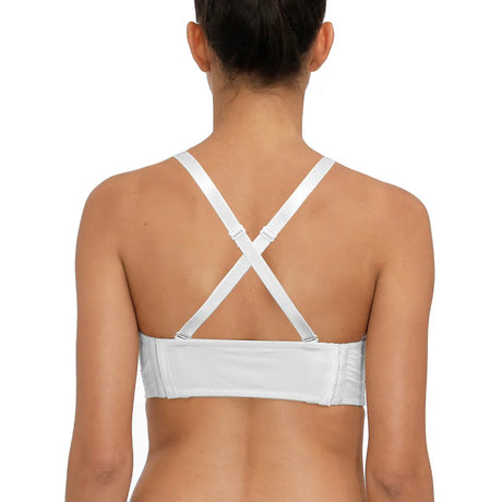 New Removable Half Cup Sexy Women Bra Lace Strapless Brassiere Lingerie Invisible Silicone Halter Push Up Multiway Bras