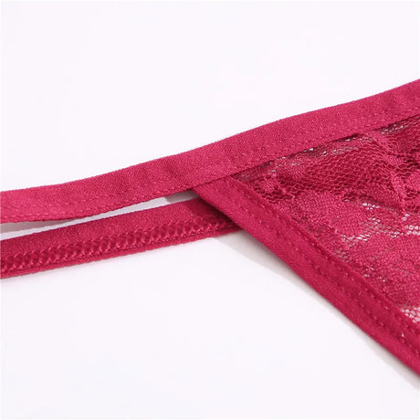 New G String Lace Panties Sexy Thong For Women Panties Low Waist Solid Female Underpants Perspective Underwear Intimates M-XL