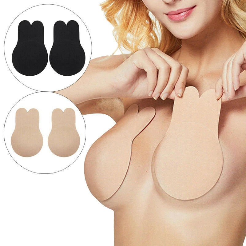 Reusable Silicone Women Breast Petals Lift Nipple Cover Invisible Petal Adhesive Strapless Backless Stick on Bra Breast Stickers