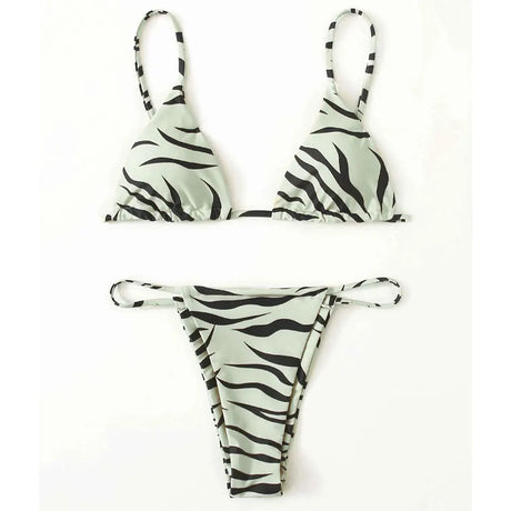 Sexy Zebra Bikini 2026 Woman Swimsuit Female Swimwear Women`s Mini Thong Bikinis Set Summer Beachwear Swimming for Bathing Suit