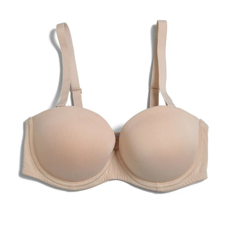 New Removable Half Cup Sexy Women Bra Lace Strapless Brassiere Lingerie Invisible Silicone Halter Push Up Multiway Bras