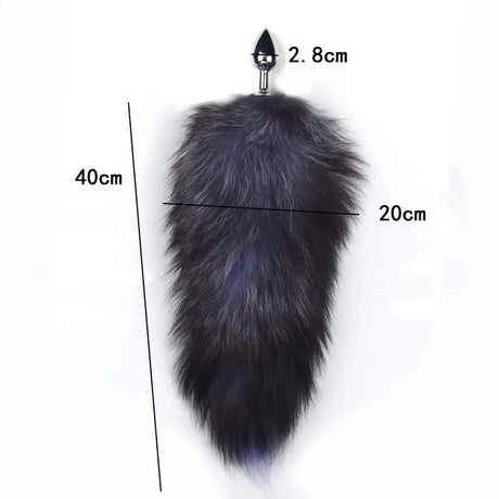 Sex toys for Women Bdsm Sex Bondage Set Handcuffs Whip 40CM Fox Tail Anal Plug Adult Games