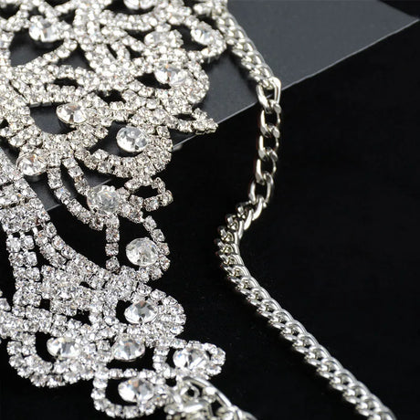 Bikini Crystal Chest Chain Suit Fashion Sexy Three-point T-ShapedPants Body Chain Girls Sexy Underwear Chain Bra Chain Underwear