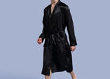 Personalized Groom and Bride Satin Robes Valentines Day Gift Robes for Couple Matching Custom Robes for Wedding Men and Women