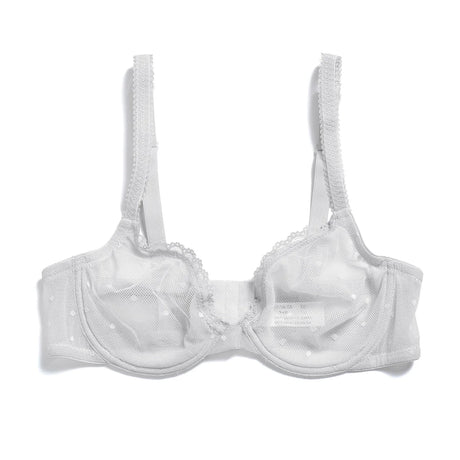 YBCG Black Women Bra Half Cup Lace Lingerie Unlined Underwire Bralette Hollow Mesh Transparent Bra for Women Plus Size Underwear