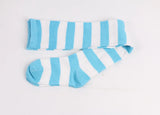 Thigh High Stockings Womens Striped Ladies Girls Black White Pink Long Over Above Knee Socks Femboy Cosplay Lolita Harajuku Y2k