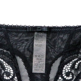 Varsbaby 4pcs/set Women's Underwear Set Lace Sexy Lingerie Set Wireless Deep V Bra Sexy Bra G-string Garter And Stockings Set