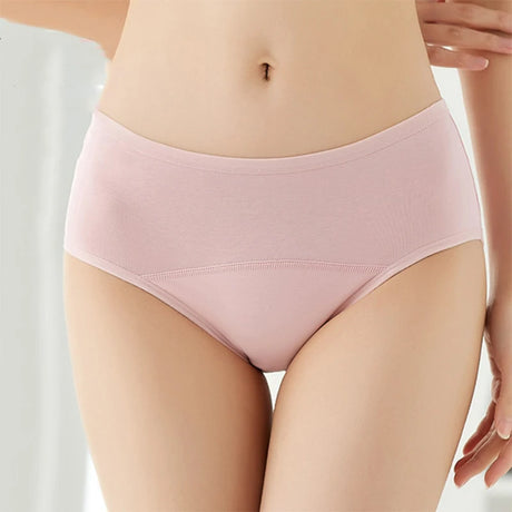 Leakproof Women Panties 3XL 4XL Waterproof Menstrual Underwear Heavy Absorbency Physiological Period Briefs Incontinence