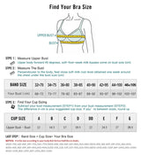 MELENECA Women's Racerback Full Coverage Front Closure Bras Plunge Unlined Seamless Underwire Bra