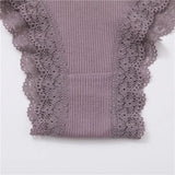 Seamless Women Panties Cotton Lace Underwear Sexy Low Rise Elastic Waist Brazilian Panties T-Back Soft Intimates Lingerie M-2XL