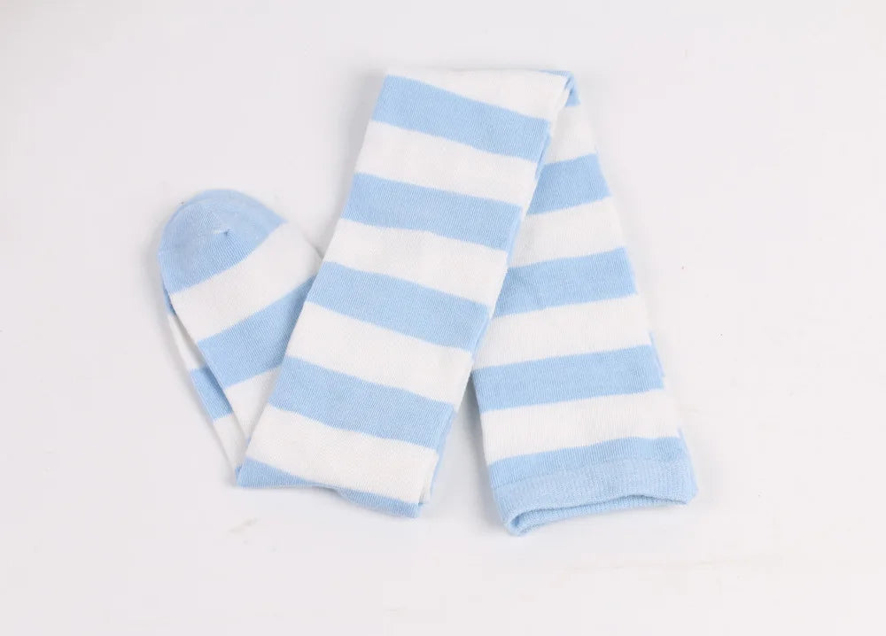 Thigh High Stockings Womens Striped Ladies Girls Black White Pink Long Over Above Knee Socks Femboy Cosplay Lolita Harajuku Y2k