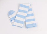 Thigh High Stockings Womens Striped Ladies Girls Black White Pink Long Over Above Knee Socks Femboy Cosplay Lolita Harajuku Y2k