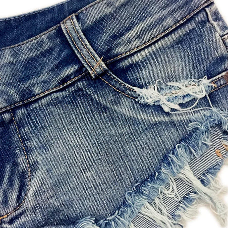 2026 Sexy Women's Jeans Denim Booty Shorts Clubwear Super Short Feminino Skinny Hole Low Waist Short