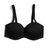 YBCG Strapless Multiway Bra Non-slip Plunge Women's Underwear Plus Size Adjusted-straps Brassiere Underwire Solid Bras For Women