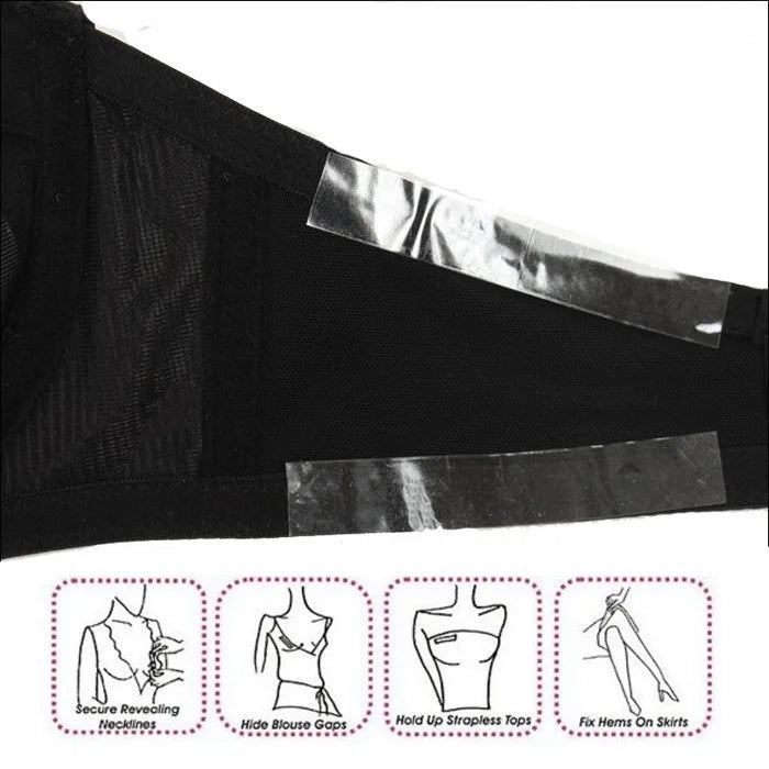 3/5/9M Waterproof Dress Cloth Tape Bras Double-sided Secret Body Adhesive Breast Bra Strip Safe Transparent Clear Lingerie Tape