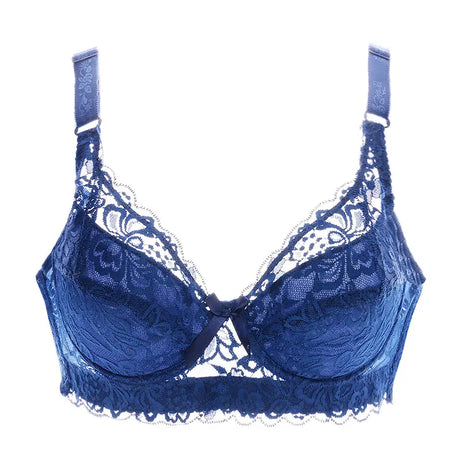Hot Full cup thin underwear small bra plus size wireless adjustable lace Women's bra breast cover B C D cup Large size Lace Bras