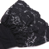 Varsbaby 4pcs/set Women's Underwear Set Lace Sexy Lingerie Set Wireless Deep V Bra Sexy Bra G-string Garter And Stockings Set