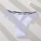 Seamless Women Panties Cotton Lace Underwear Sexy Low Rise Elastic Waist Brazilian Panties T-Back Soft Intimates Lingerie M-2XL