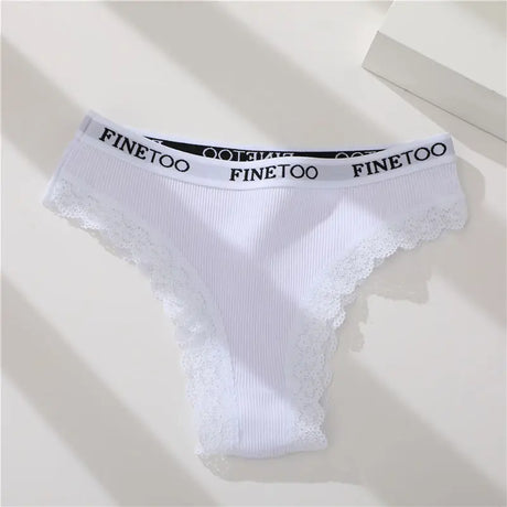 Seamless Women Panties Cotton Lace Underwear Sexy Low Rise Elastic Waist Brazilian Panties T-Back Soft Intimates Lingerie M-2XL