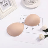 1/2Pcs Sexy Women Invisible Push Up Bras Reusable Adhesive Self-Adhesive Silicone Front Closure Sticky Bra Black Skin Strapless