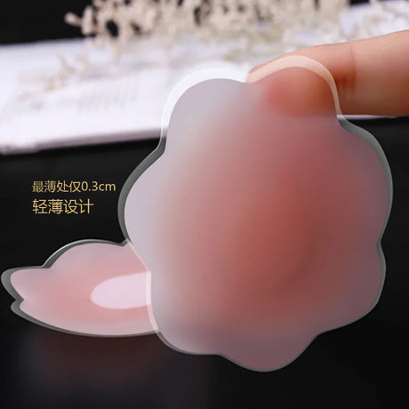 6pairs Silicone Nipple Cover Reusable Women Breast Petals Lift Invisible Bra Pasties Adhesive Bra Pads Sticker Cubre Pezon