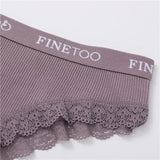 Seamless Women Panties Cotton Lace Underwear Sexy Low Rise Elastic Waist Brazilian Panties T-Back Soft Intimates Lingerie M-2XL