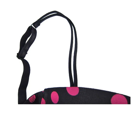 Female Cute Underwear Women Half Cup Padded Push Up Bra Pink Dots Sexy Style 32-34-36-38 B-C-D-DD Small Cup Women Bra NO. ZBW011