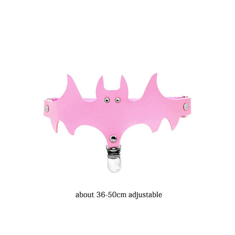 Women Rock Sexy Elastic Leather Belt Heart Leg Punk Thigh Garter Cosplay Spike Rivet Pink Gothic Thigh Ring Heart Garter