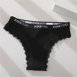 Seamless Women Panties Cotton Lace Underwear Sexy Low Rise Elastic Waist Brazilian Panties T-Back Soft Intimates Lingerie M-2XL